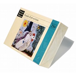 Puzzle Michele Wilson (A956-250) - Marc Chagall: "The Bridal Pair with the Eiffel Tower" - 250 pezzi