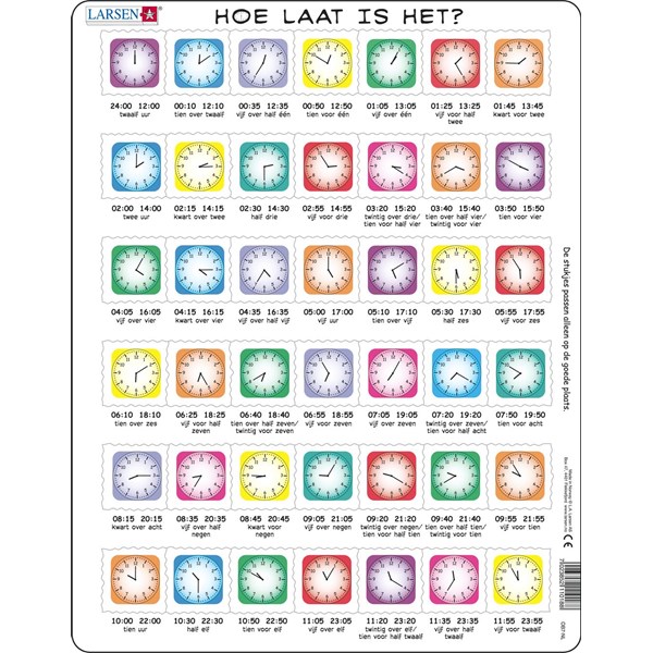 Larsen (OB7-NL) - "Learn the Clock - NL" - 42 pezzi