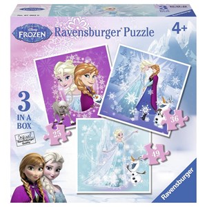 Ravensburger (07003) - "Frozen" - 25 36 49 pezzi