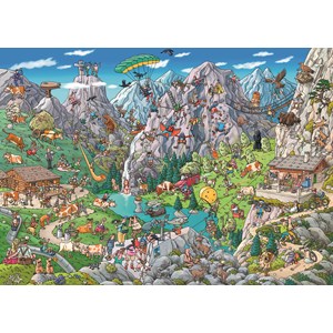 Heye (29680) - Birgit Tanck: "Alpine Fun" - 1000 pezzi
