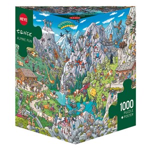 Heye (29680) - Birgit Tanck: "Alpine Fun" - 1000 pezzi