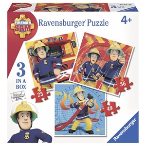 Ravensburger (07065) - "Fireman Sam" - 25 36 49 pezzi