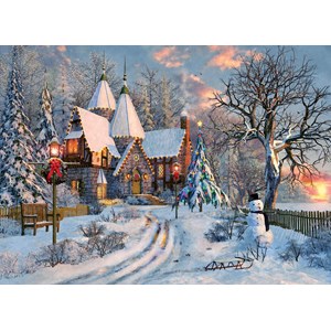 Eurographics (6000-0790) - Dominic Davison: "Christmas Cottage" - 1000 pezzi