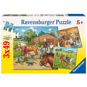 Ravensburger (09237) - "Welcome to Riding School" - 49 pezzi