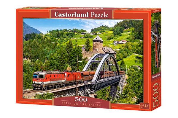 Castorland (B-52462) - "Train on the Bridge" - 500 pezzi
