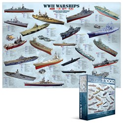 Eurographics (8000-0133) - "WWII Warships" - 1000 pezzi