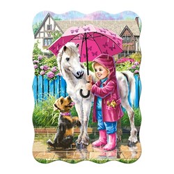 Castorland (B-03426) - "Rainy Day with Friends" - 30 pezzi