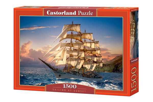 Castorland (C-151431) - "Sailing At Sunset" - 1500 pezzi