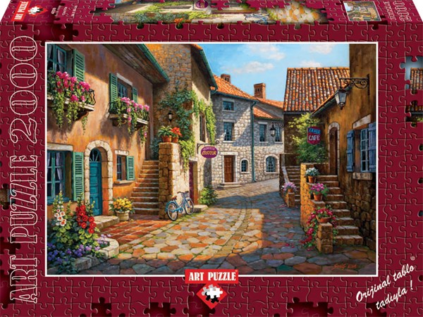 Art Puzzle (4709) - Sung Kim: "Rue de Village" - 2000 pezzi