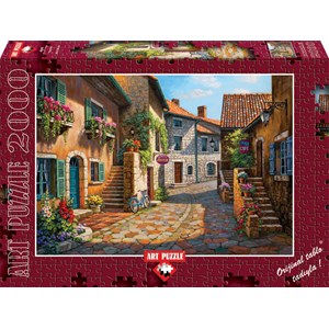 Art Puzzle (4709) - Sung Kim: "Rue de Village" - 2000 pezzi