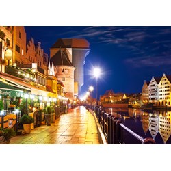 Castorland (C-103379) - "Gdansk Waterfront at Night" - 1000 pezzi