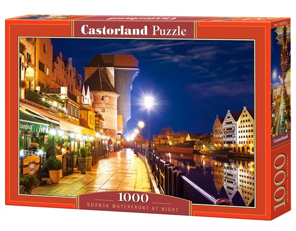 Castorland (C-103379) - "Gdansk Waterfront at Night" - 1000 pezzi