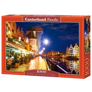 Castorland (C-103379) - "Gdansk Waterfront at Night" - 1000 pezzi