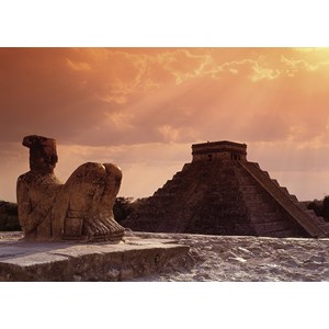 Ravensburger (19690) - "Atadecer in Chichén-Itzá" - 1000 pezzi
