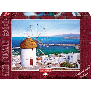Art Puzzle (4184) - "Greece, Mykonos" - 500 pezzi