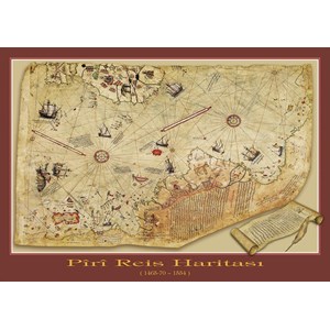 Art Puzzle (4308) - "The Piri Reis Map" - 1000 pezzi