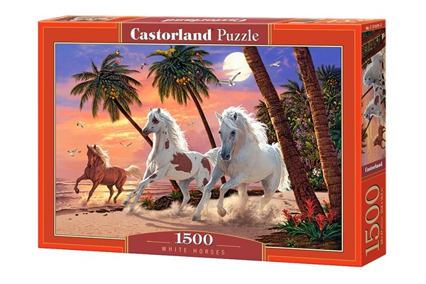 Castorland (C-151691) - "White Horses" - 1500 pezzi
