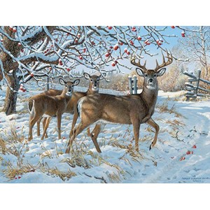 Cobble Hill (52083) - Persis Clayton Weirs: "Winter Deer" - 500 pezzi