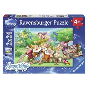 Ravensburger (08859) - "Snow White and the seven Dwarfs" - 24 pezzi