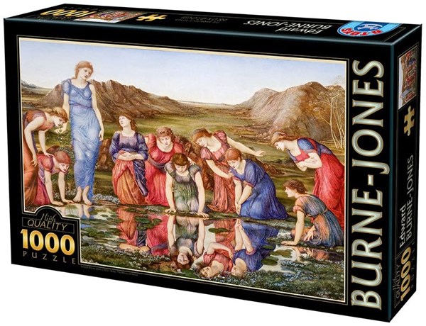 D-Toys (72733-1) - Edward Burne-Jones: "The Mirror of Venus, 1875" - 1000 pezzi