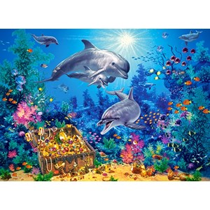 Castorland (B-030149) - "Dolphin Family" - 300 pezzi