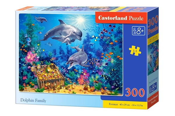 Castorland (B-030149) - "Dolphin Family" - 300 pezzi