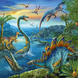 Ravensburger (09317) - "Dinosaur Fascination" - 49 pezzi