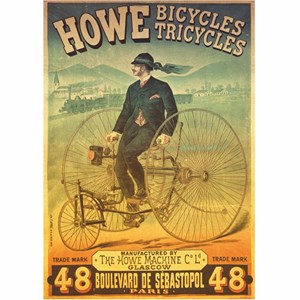 D-Toys (67555-VP01) - "Vintage Posters, Howe Tricycles" - 1000 pezzi