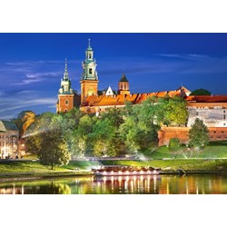 Castorland (C-103027) - "Poland, Krakow: Wawel Castle at Night" - 1000 pezzi