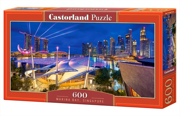 Castorland (B-060139) - "Marina Bay, Singapore" - 600 pezzi