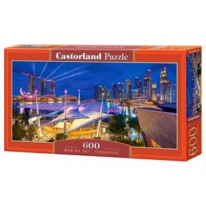 Castorland (B-060139) - "Marina Bay, Singapore" - 600 pezzi