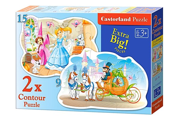 Castorland (B-020027) - "Cinderella" - 9 15 pezzi