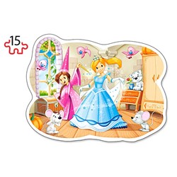 Castorland (B-020027) - "Cinderella" - 9 15 pezzi