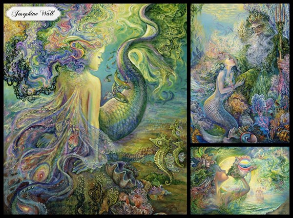Grafika (00869) - Josephine Wall: "Collage Josephine Wall" - 2000 pezzi