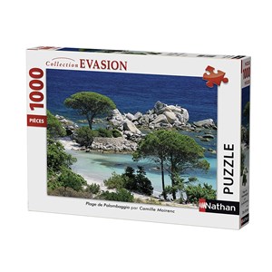 Nathan (87459) - "Corsica, Palombaggia Beach" - 1000 pezzi