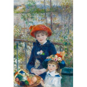 Grafika (00164) - Pierre-Auguste Renoir: "The Two Sisters, On the Terrace, 1881" - 12 pezzi