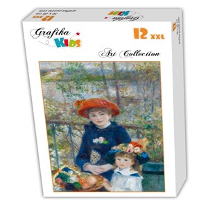 Grafika (00164) - Pierre-Auguste Renoir: "The Two Sisters, On the Terrace, 1881" - 12 pezzi