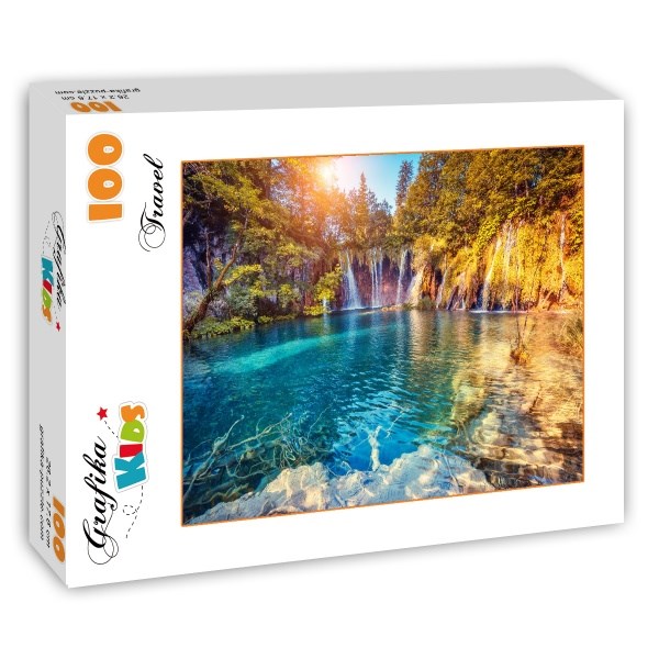 Grafika Kids (01188) - "Plitvice Lakes National Park, Croatia" - 100 pezzi