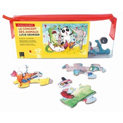 Puzzle Michele Wilson (W422-12) - "Animal Concert" - 12 pezzi