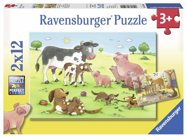 Ravensburger (07590) - "Animal's Children" - 12 pezzi