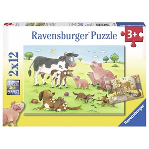 Ravensburger (07590) - "Animal's Children" - 12 pezzi