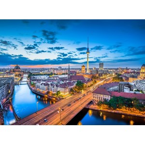 Grafika (02506) - "Deutschland Edition, Berlin Skyline In Twilight" - 300 pezzi