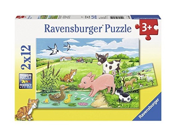 Ravensburger (07582) - "Baby Animals on The Farm" - 12 pezzi
