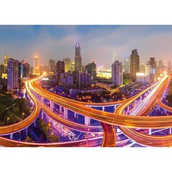 Schmidt Spiele (58304) - "New York by Night" - 1000 pezzi