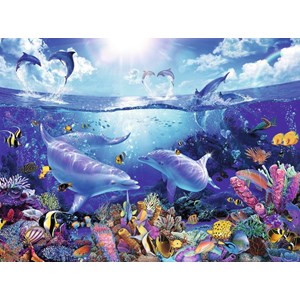 Ravensburger (16331) - Christian Riese Lassen: "Day of the Dolphins" - 1500 pezzi