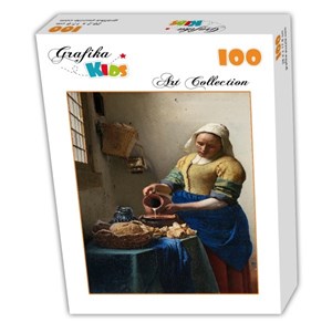 Grafika (00154) - Johannes Vermeer: "The Milkmaid, 1658-1661" - 100 pezzi