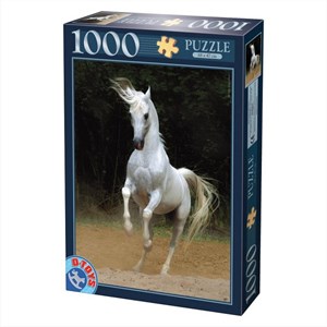 D-Toys (65988-PH01) - "Horses, White Horse" - 1000 pezzi