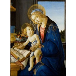 Grafika Kids (00696) - Sandro Botticelli: "The Madonna of the Book, 1480" - 300 pezzi