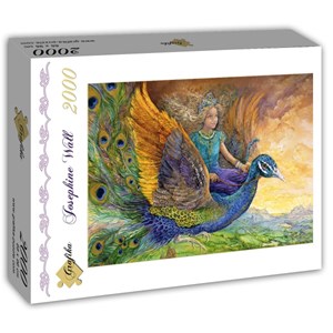 Grafika (T-00274) - Josephine Wall: "Peacock Princess" - 2000 pezzi