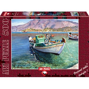 Art Puzzle (4186) - "Boat, Panormitis" - 500 pezzi